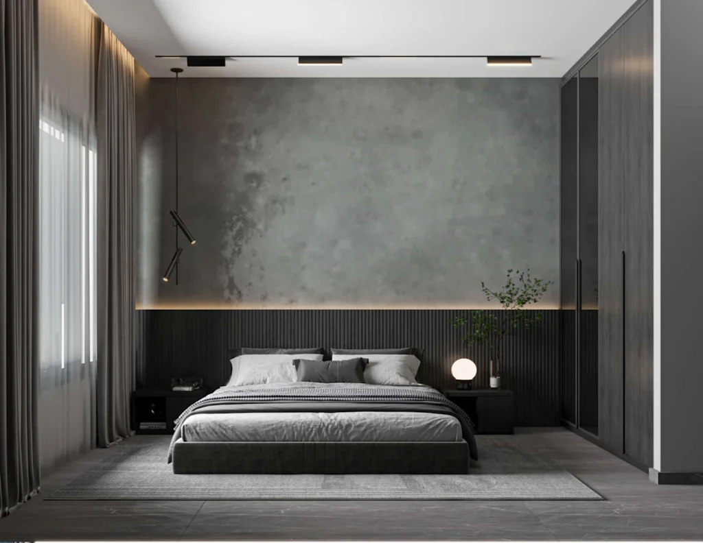 Moody Minimalist Bedroom Retreat