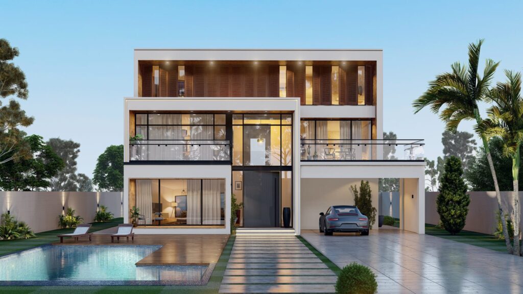 Tri-Level Glass & Water Estate