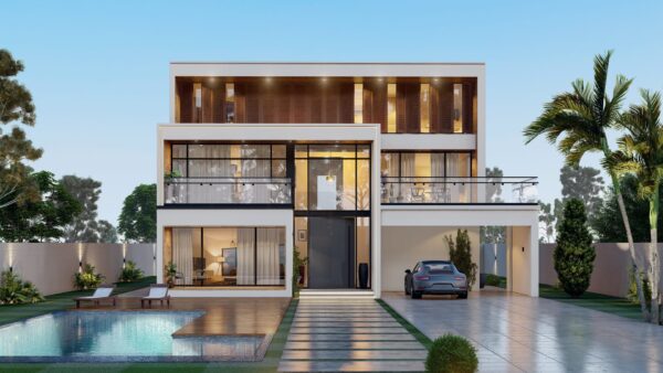 Tri-Level Glass & Water Estate