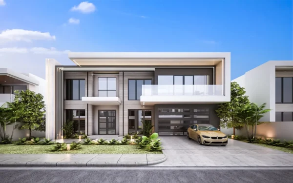 Symmetrical Modern Family Home