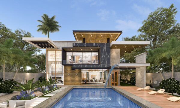 Tropical Modern Pool Villa
